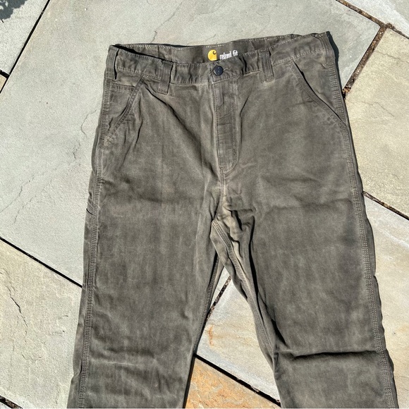 Hand Dyed Carhartt Canvas Work Pants - Picture 9 of 11